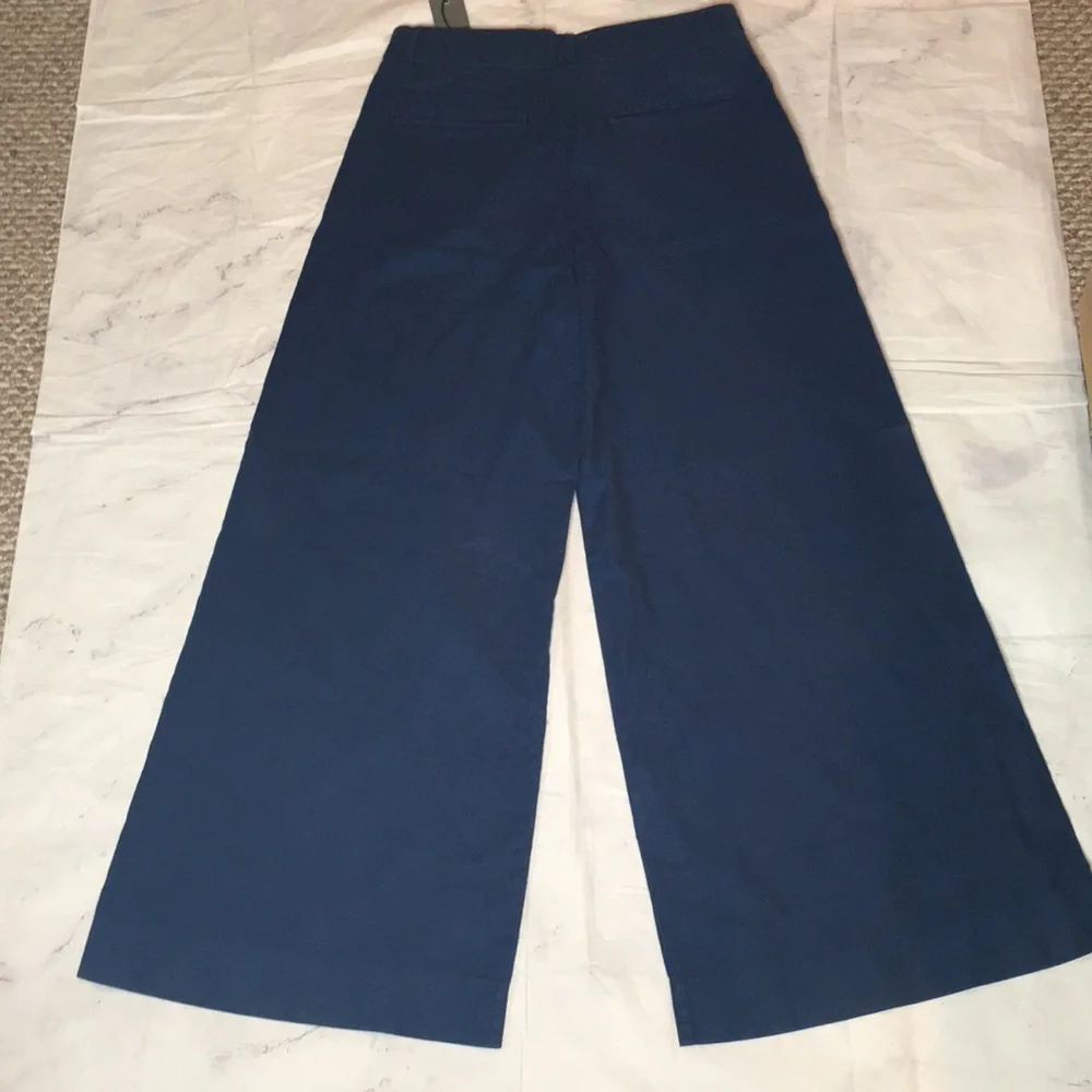 BALDWIN brand HIGH WAIST WIDE LEG NWT NAVY PANTS - Picture 6 of 8